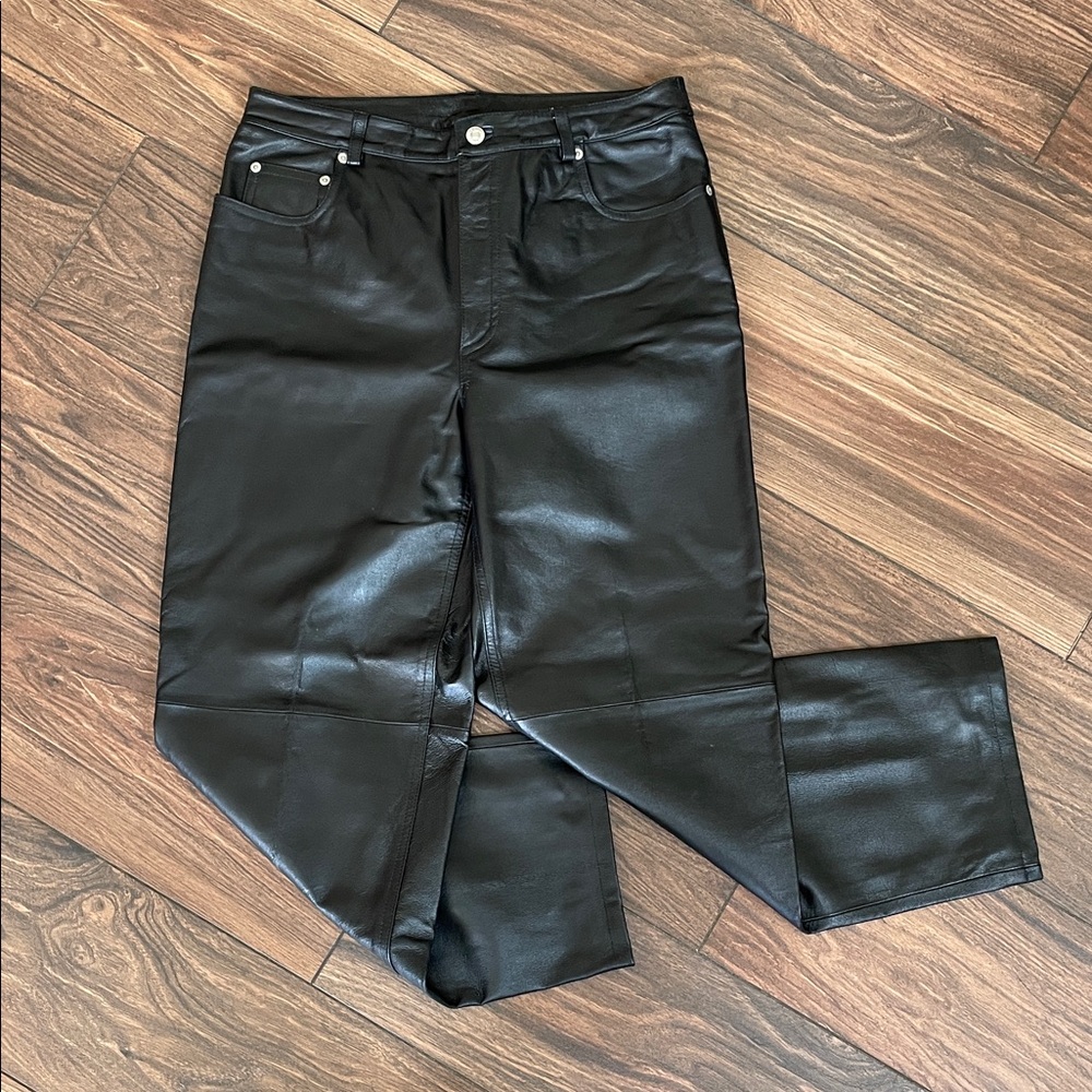 Vintage Leather Jeans